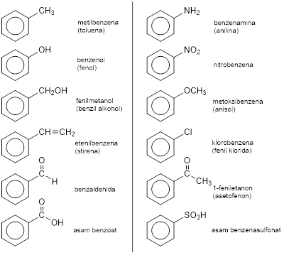 struktur dan tata nama benzena