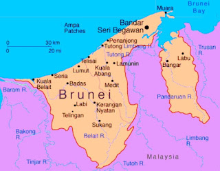 Peta Brunei Darussalam Lengkap