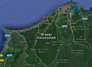 Peta Jalan Brunei Darussalam