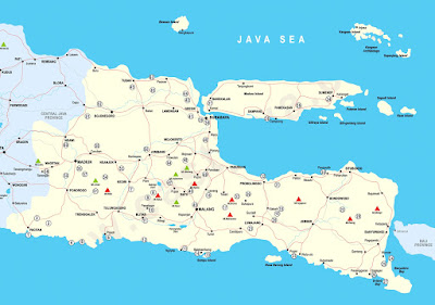Peta Jawa Timur Ukuran Besar
