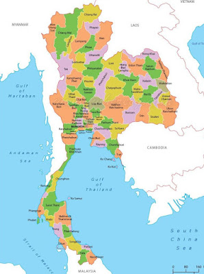 Peta Thailand Lengkap